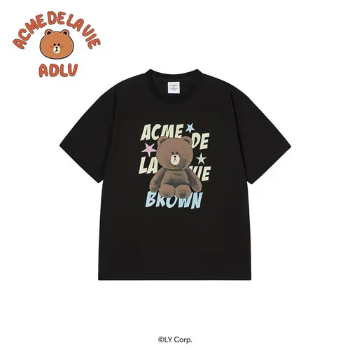 Acme De La Vie (ADLV) x LINE FRIENDS Starry Brown Bear Graphic Tee