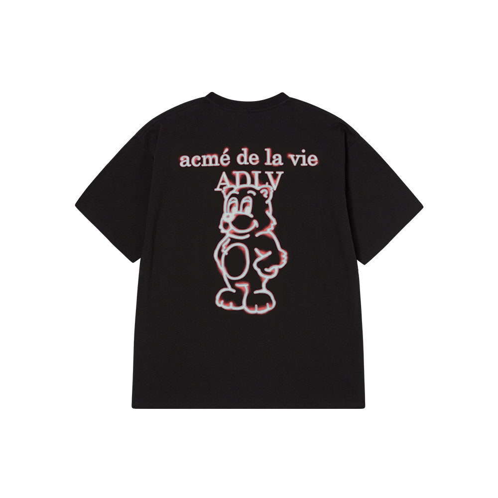 Minimalist ADLV Classic Bear Print T-Shirt | Breathable Oversized Couple’s Tee