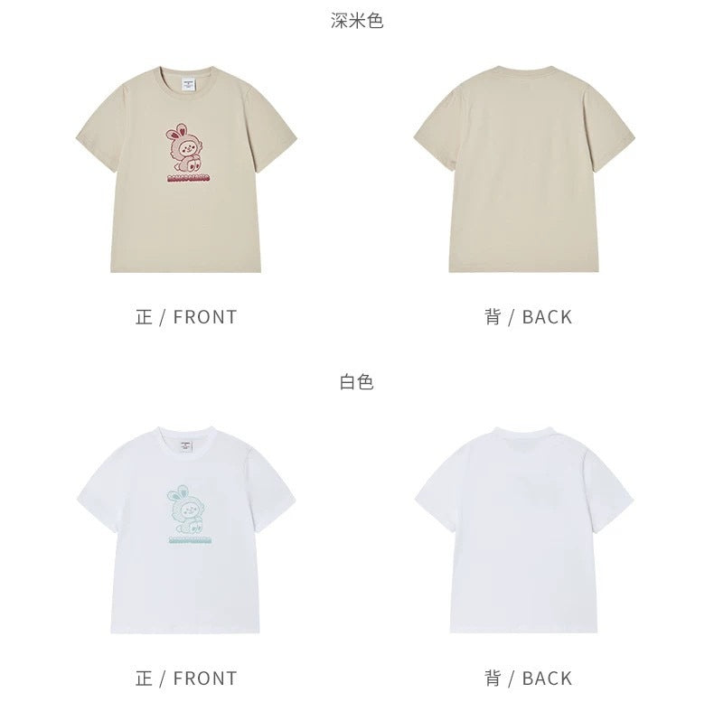 ADLV x LINE FRIENDS Cute Bunny T-Shirt - Oversized Cotton Tee